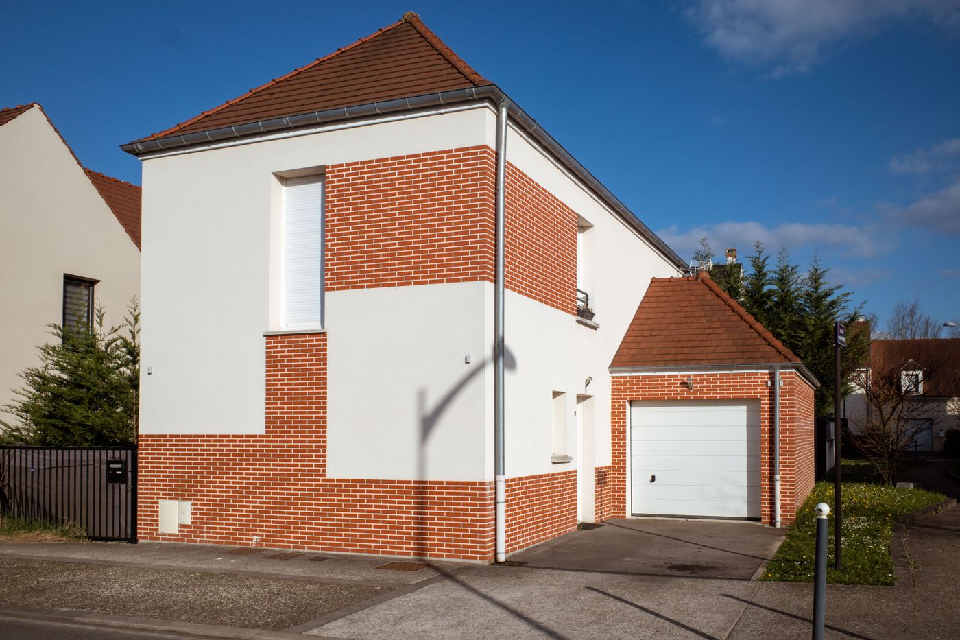 Façade en brique ravalée